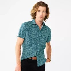 Men's Apt. 9® Standard-Fit Button-Down Tech Shirt 14 Men's Apt. 9® Standard-Fit Button-Down Tech Shirt -Campus Sutra Shop 5666588 Lagoon