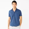 Men's Apt. 9® Standard-Fit Button-Down Tech Shirt -Campus Sutra Shop 5666588 Night Life Blue