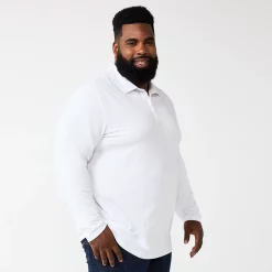 Big & Tall Apt. 9® Interlock Polo 15 Big & Tall Apt. 9® Interlock Polo -Campus Sutra Shop 5667047 Modern White