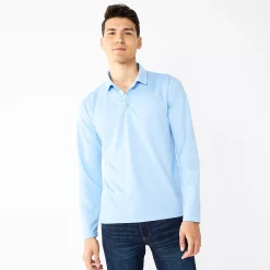 Men's Apt. 9® Interlock Polo -Campus Sutra Shop 5668542 Crystal Blue