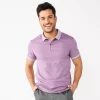 Men's Apt. 9® Ribbed Collar Polo -Campus Sutra Shop 5776418 Lilac Mountain