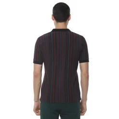 Campus Sutra Men Striped Polo Neck T-Shirt -Campus Sutra Shop 6007497 ALT2