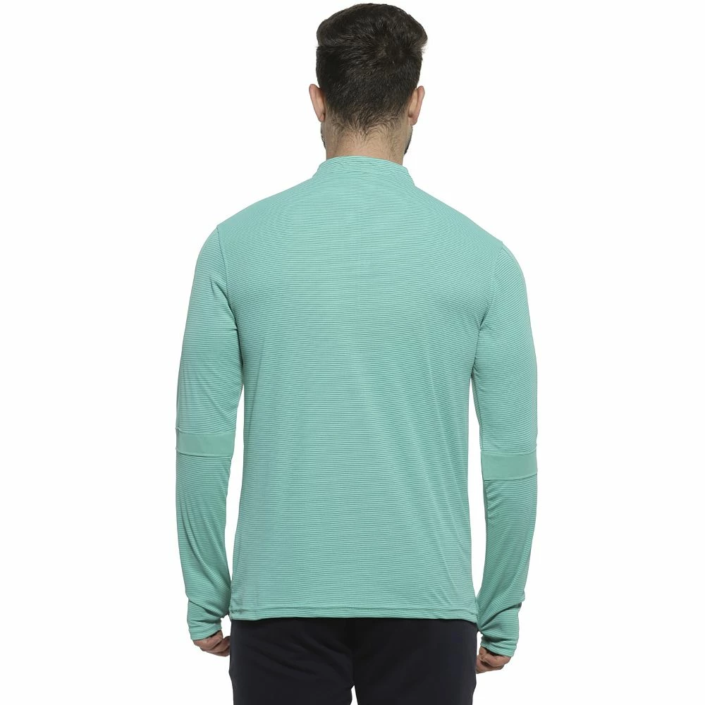 Campus Sutra Men Solid Full Sleeve Mock Neck T-Shirt 5 Campus Sutra Men Solid Full Sleeve Mock Neck T-Shirt - Image 3