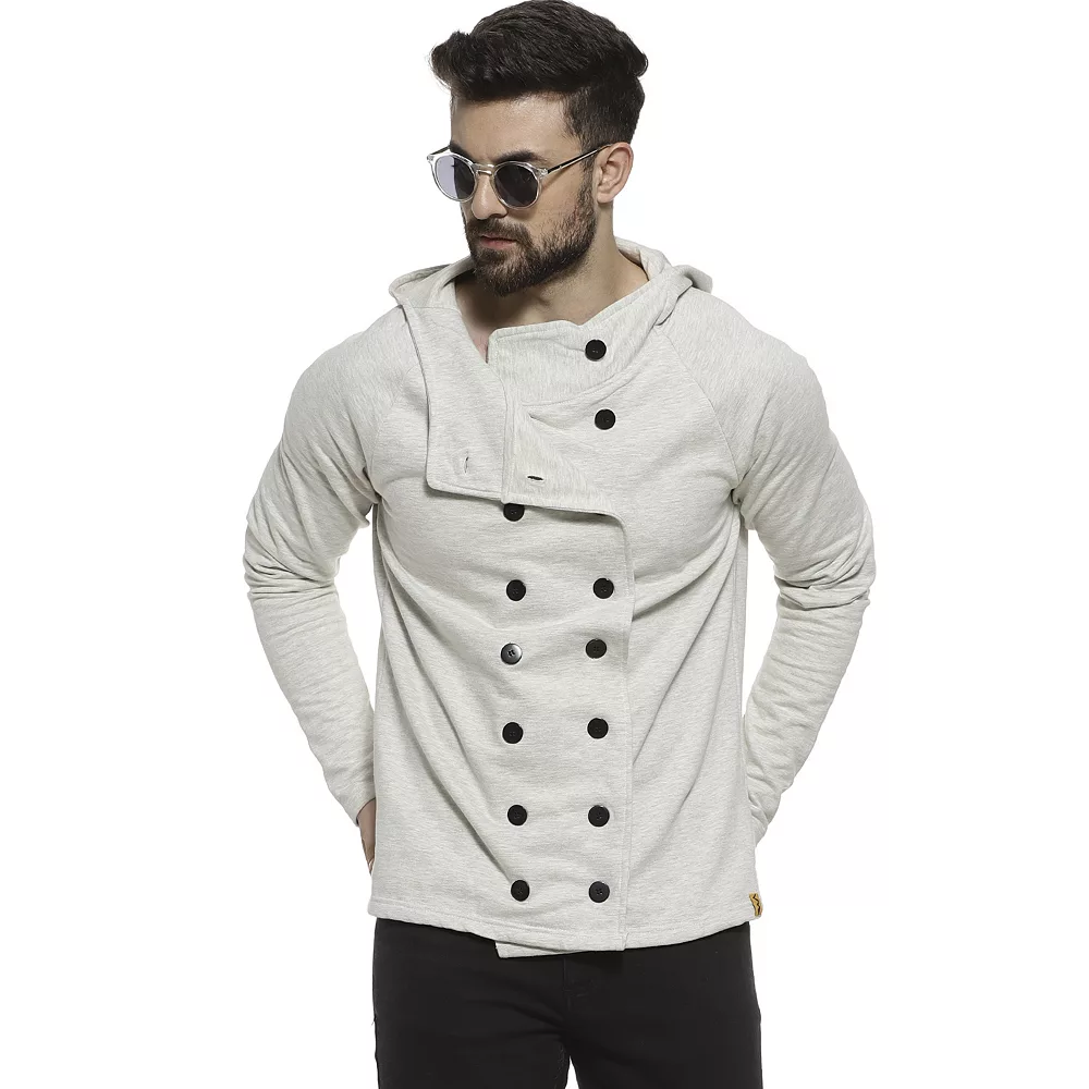 Campus Sutra Men Regular Fit Buttoned Jacket 3 Campus Sutra Men Regular Fit Buttoned Jacket