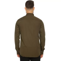 Campus Sutra Men Flat Collar Solid Full Sleeve Shirt -Campus Sutra Shop 6021934 ALT2