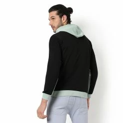 Campus Sutra Men Full Sleeve Hooded Sweatshirt -Campus Sutra Shop 6021940 ALT2