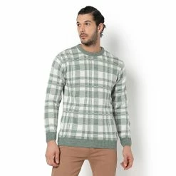 Campus Sutra Men Crew Neck Full Sleeve Sweater