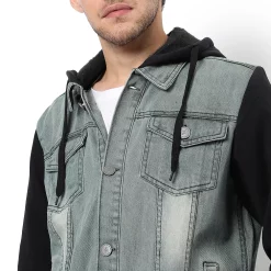 Campus Sutra Men Regular Fit Buttoned Jacket -Campus Sutra Shop 6021978 ALT3