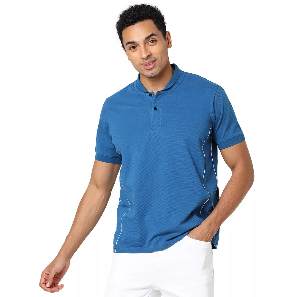Campus Sutra Men Solid Half Sleeve Polo Neck T-Shirt 3 Campus Sutra Men Solid Half Sleeve Polo Neck T-Shirt