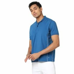 Campus Sutra Men Solid Half Sleeve Polo Neck T-Shirt 8 Campus Sutra Men Solid Half Sleeve Polo Neck T-Shirt -Campus Sutra Shop 6021983 ALT2