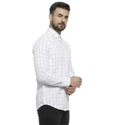 Campus Sutra Men Flat Collar Checkered Shirt -Campus Sutra Shop 6022015 ALT3