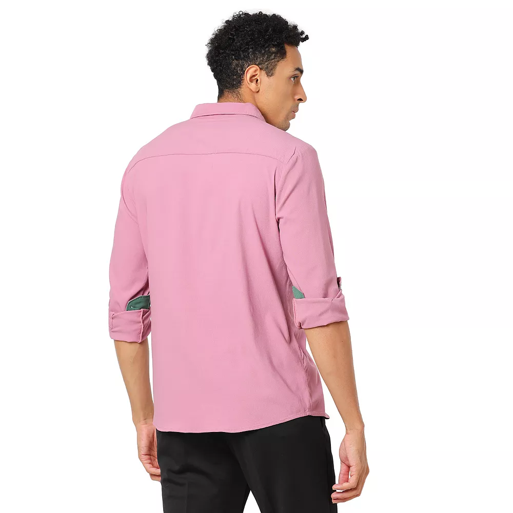 Campus Sutra Men Flat Collar Solid Full Sleeve Shirt 6 Campus Sutra Men Flat Collar Solid Full Sleeve Shirt - Image 4