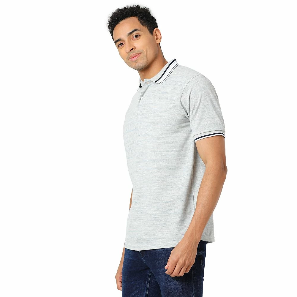 Campus Sutra Men Solid Half Sleeve Polo Neck T-Shirt 5 Campus Sutra Men Solid Half Sleeve Polo Neck T-Shirt - Image 3