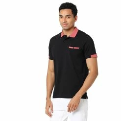 Campus Sutra Men Solid Half Sleeve Polo Neck T-Shirt -Campus Sutra Shop 6022113 ALT2