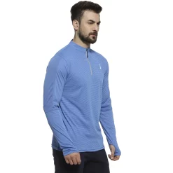 Campus Sutra Men Solid Full Sleeve Mock Neck T-Shirt -Campus Sutra Shop 6022122 ALT3