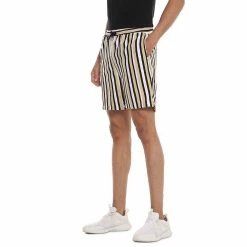 Campus Sutra Men Striped Shorts