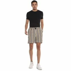 Campus Sutra Men Striped Shorts -Campus Sutra Shop 6022123 ALT3