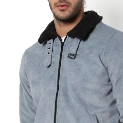 Campus Sutra Men Regular Fit Zipper Jacket -Campus Sutra Shop 6022187 ALT3