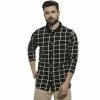 Campus Sutra Men Flat Collar Checkered Shirt -Campus Sutra Shop 6022201