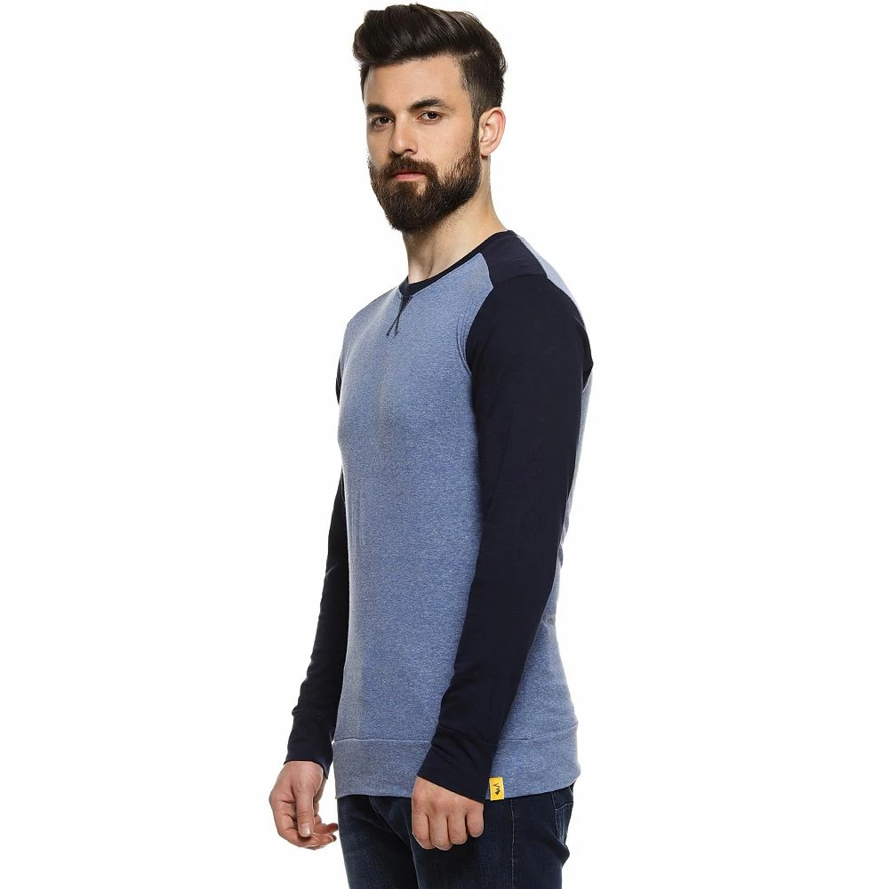 Campus Sutra Men Colour-Blocked Crew Neck T-Shirt 4 Campus Sutra Men Colour-Blocked Crew Neck T-Shirt - Image 2