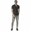 Campus Sutra Men Flat Collar Striped Shirt -Campus Sutra Shop 6022223
