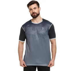 Campus Sutra Men Colour-Blocked Crew Neck T-Shirt