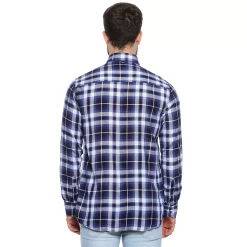 Campus Sutra Men Flat Collar Plaid Full Sleeve Shirt -Campus Sutra Shop 6062041 ALT2
