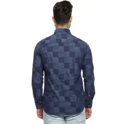 Campus Sutra Men Flat Collar Checkered Shirt -Campus Sutra Shop 6062053 ALT2