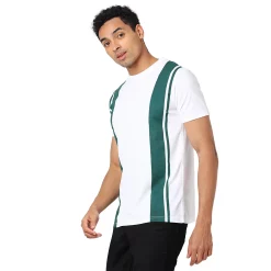 Campus Sutra Men Solid Half Sleeve Crew Neck T-Shirt -Campus Sutra Shop 6062054 ALT2