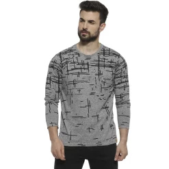 Campus Sutra Men Printed Crew Neck T-Shirt