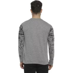 Campus Sutra Men Printed Crew Neck T-Shirt -Campus Sutra Shop 6075356 ALT2