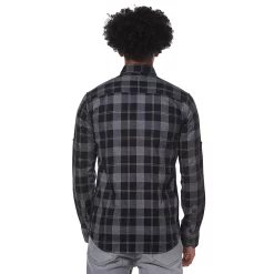 Campus Sutra Men Flat Collar Plaid Full Sleeve Shirt -Campus Sutra Shop 6190556 ALT2