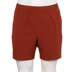 Men's Apt. 9® Premier Flex E-Waist 7-inch Shorts -Campus Sutra Shop 6196816 Maple Chili